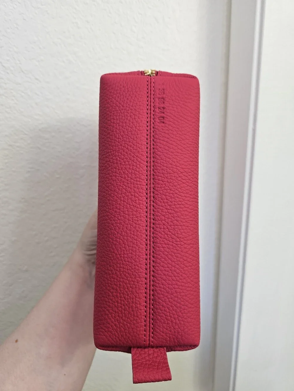 New MAISON de SABRÉ The Tech Pouch Shibuya Fuschia Leather